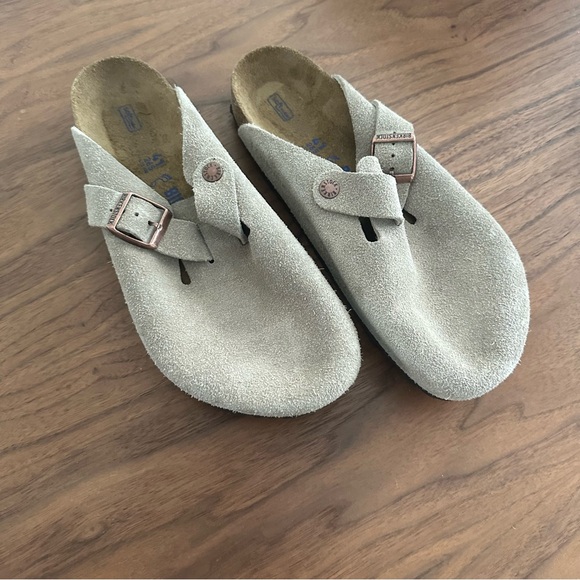 Birkenstock Shoes - Birkenstock Boston Clog suede size 41